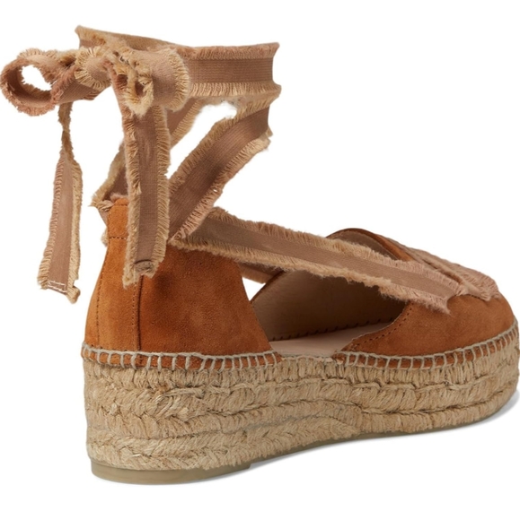 FREE PEOPLE Destino Suede Lace-up Espadrilles - Picture 4 of 5